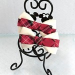 【送料込み】torte❇tartan check(red)キッズ ヘアゴム 