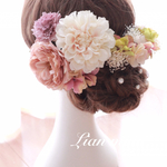 再入荷♡Lian mimi*ウェディング&和装髪飾りNo.32／結婚式／成人式／卒業式あ