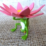 カエルと蓮花の小物置き