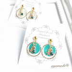SEASIDE ✴︎ キラキラシェル イヤリング／ピアス