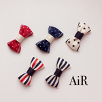 2コセット♡アメリカンリボンのシリコンヘアゴムセット for KIDS&BABY