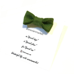［Lapel pin］Mini ribbon - Green