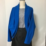 yuzureichama様専用 マーガレットボレロ  羽織もの ブルー