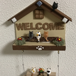 ブランコのwelcomeにゃんこ