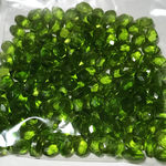 ガラスビーズ 約50g ドロップ 雫 しずく 小ぶり 黄緑色 ライトグリーン ピアス作りなどに