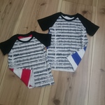 【オーダー】 ラグランＴシャツ 電車柄