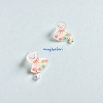 【再販】キラッとおめかし♪てるてるぼうずピアス／イヤリング