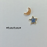 ☆月&星ちっちゃめピアス