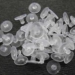 樹脂 ピアスキャッチ10mm×12ｍｍ 70個(35ペア)