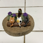 紫陽花と猫