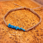 【送料無料】ターコイズのアンクレット