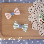 32*omame様ご予約品【Baby&Kids♡りぼんクリップ２個セット♡滑り止め付】