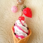 ソフトクリーム ☆ ストラップ