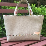 リバティdroxford×リネンミックス トート