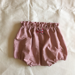 ※miyuday様専用※かぼちゃパンツ(淡ピンクワンポイントリボン)