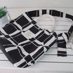 ２wayトートバッグ　black & white