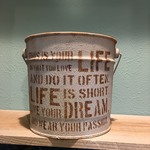 新作！リメ缶 存在感有 LIFE DREAM グレー