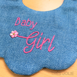 Baby girl のお花スタイ
