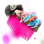鳥さんコラージュコーム♡ぴんく