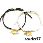 STAR☆ダブルイニシャル【bracelet＆anklet】