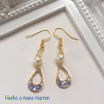 紫陽花カラー☆ブルーしずくピアス/イヤリング
