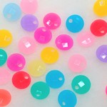 量り売り　丸形プラパーツ　四角カット　50g約100個　P265
