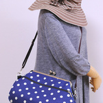 【nanqueen's handmade】☆がま口リュック＆ショルダー2wayバッグ