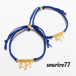 フェザー★ダブルイニシャル【bracelet＆anklet】