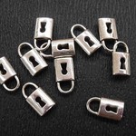鍵7ｍｍ×13ｍｍ シルバー色20個