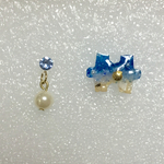 【夏向け】海のパズルのノンホールピアス