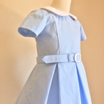 サックスブルーのワンピース　130サイズ