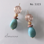 No.S323 涼しげ✩︎⡱ターコイズ ピアス