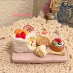 ミニチュア＊食べかけスクエアケーキセット