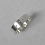 Silverお好みのイニシャル・メッセージでリング