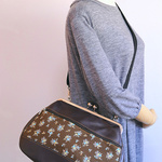 【nanqueen's handmade】☆がま口リュック＆ショルダー2wayバッグ