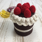 《再再販》✴︎イチゴい〜っぱいチョコレートケーキ 綿棒カバー《綿棒200本付き》