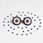 cosmic 刺繍ピアス
