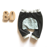 ＊80＊ぶーぶーいっぱいとデニムニットのクロップドモンキーパンツ　  