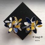 snazzy bouquet  イエロー×ネイビー×ホワイト