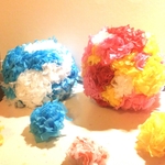 ポンポン紙flower