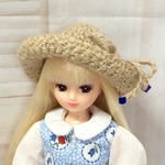 リカちゃん 麦わら風帽子