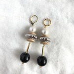 Black cherry pierce/earring