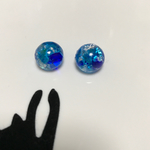 琉球ガラスキャンディーピアス夏色