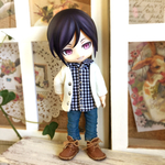 オビツ11サイズお洋服＊カーデ×シャツ3点セット