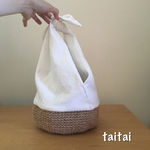 あずま袋風カゴbag《×kinari 》