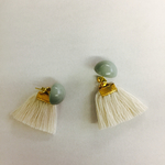 再販！ フリンジ ピアス ハンドメイド アンティーク 大ぶり 