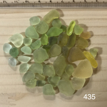 天然シーグラス　435　レア色ミックス