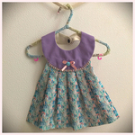 お出かけワンピーススタイ★かわいいよだれかけ★エプロンスタイ★