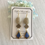 しずくパーツ✱ヴィンテージピアス