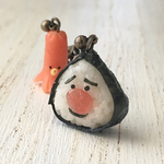 キャラ弁おにぎりのピアス(キャッチ式)